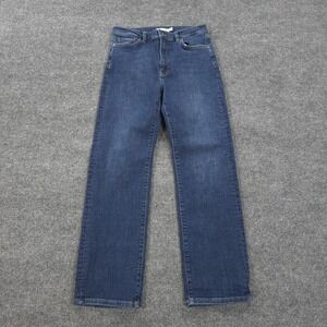 Peter Millar Jeans Womens 29L Blue Williamson Straight Leg Crop Denim Stretch